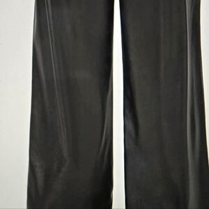 Faux Leather Wide Leg Pants Tall Girl Friendly